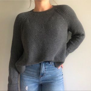 Gray Knit Sweater